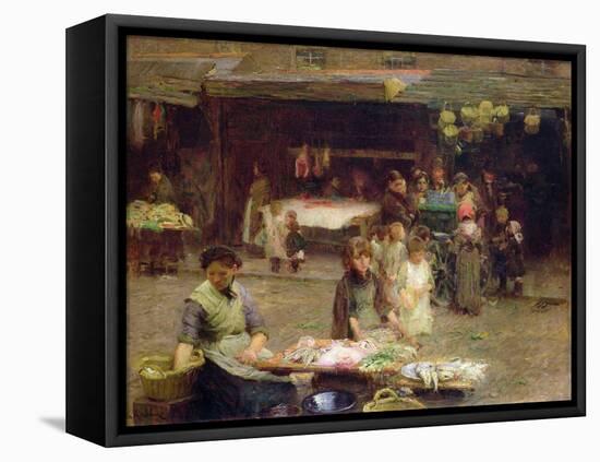 The Fishmarket, Patrick Street, 1893-Walter Frederick Osborne-Framed Stretched Canvas