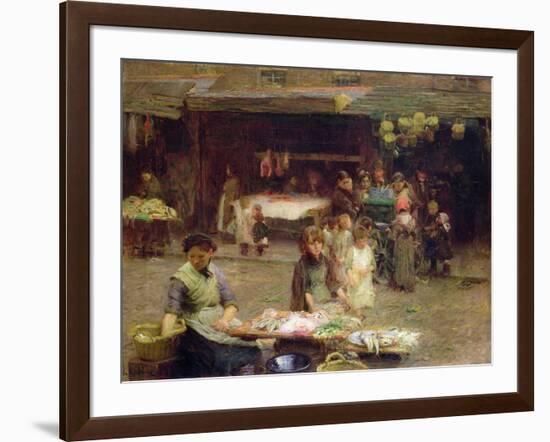 The Fishmarket, Patrick Street, 1893-Walter Frederick Osborne-Framed Giclee Print