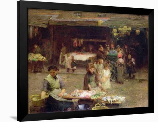 The Fishmarket, Patrick Street, 1893-Walter Frederick Osborne-Framed Giclee Print