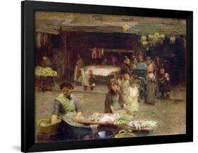 The Fishmarket, Patrick Street, 1893-Walter Frederick Osborne-Framed Giclee Print