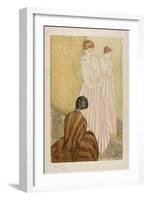 The Fitting, 1890-91-Mary Stevenson Cassatt-Framed Giclee Print