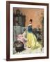 The Fitting-Alfred Emile Stevens-Framed Giclee Print