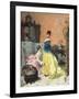 The Fitting-Alfred Emile Stevens-Framed Giclee Print