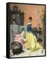 The Fitting-Alfred Emile Stevens-Framed Stretched Canvas