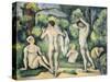 The Five Bathers, ca. 1880-82-Paul Cézanne-Stretched Canvas