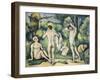 The Five Bathers, ca. 1880-82-Paul Cézanne-Framed Giclee Print