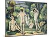 The Five Bathers, ca. 1880-82-Paul Cézanne-Mounted Giclee Print