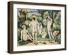 The Five Bathers, circa 1880-82-Paul Cézanne-Framed Giclee Print