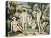 The Five Bathers, circa 1880-82-Paul Cézanne-Stretched Canvas