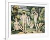 The Five Bathers, circa 1880-82-Paul Cézanne-Framed Giclee Print