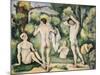 The Five Bathers, circa 1880-82-Paul Cézanne-Mounted Giclee Print