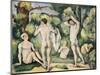 The Five Bathers, circa 1880-82-Paul Cézanne-Mounted Giclee Print