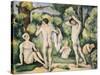 The Five Bathers, circa 1880-82-Paul Cézanne-Stretched Canvas