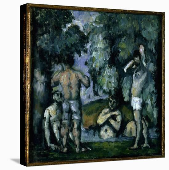 The Five Bathers-Paul Cézanne-Stretched Canvas