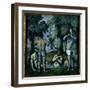 The Five Bathers-Paul Cézanne-Framed Giclee Print