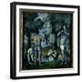 The Five Bathers-Paul Cézanne-Framed Giclee Print