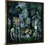 The Five Bathers-Paul Cézanne-Mounted Giclee Print