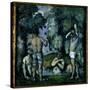 The Five Bathers-Paul Cézanne-Stretched Canvas