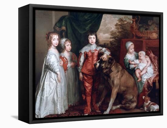 The Five Eldest Children of Charles I,1637-Sir Anthony Van Dyck-Framed Stretched Canvas