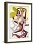 The Five Mermaids (Los Cinco Sirenas), 1970-null-Framed Giclee Print