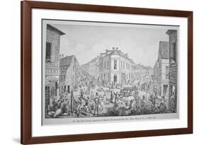 The Five Points, Junction of Baxter, Worth and Park Streets, New York, C.1829-George Catlin-Framed Giclee Print