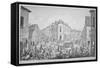 The Five Points, Junction of Baxter, Worth and Park Streets, New York, C.1829-George Catlin-Framed Stretched Canvas