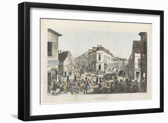 The Five Points, Junction of Baxter, Worth and Park Streets, New York-George Catlin-Framed Giclee Print