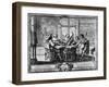 The Five Senses, Hearing Allegory, Etching-Abraham Bosse-Framed Giclee Print