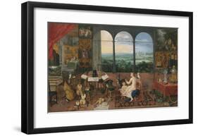 The Five Senses - Hearing-Peter Paul Rubens-Framed Premium Giclee Print