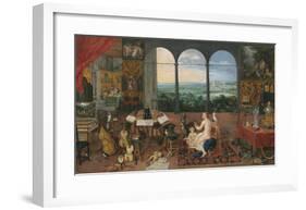 The Five Senses - Hearing-Peter Paul Rubens-Framed Premium Giclee Print