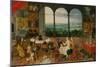 The Five Senses: Hearing-Jan Brueghel the Elder-Mounted Giclee Print