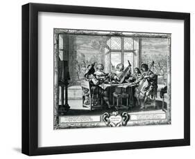 The Five Senses - Hearing-Abraham Bosse-Framed Giclee Print