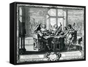 The Five Senses - Hearing-Abraham Bosse-Framed Stretched Canvas