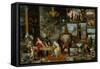 The Five Senses: Sight and Smell-Jan Brueghel the Elder-Framed Stretched Canvas