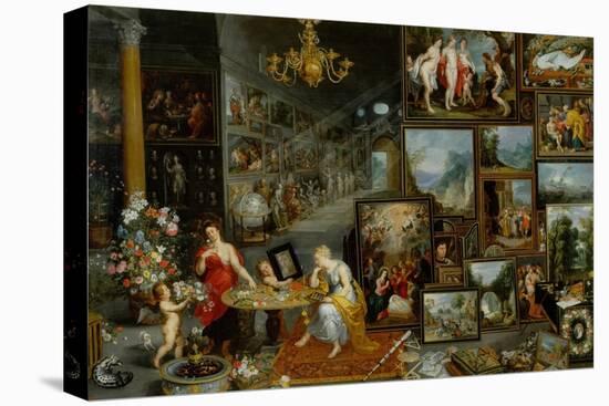 The Five Senses: Sight and Smell-Jan Brueghel the Elder-Stretched Canvas
