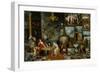 The Five Senses: Sight and Smell-Jan Brueghel the Elder-Framed Giclee Print