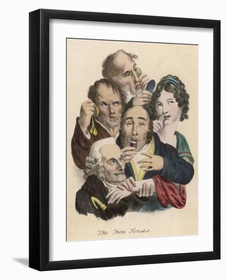 The Five Senses Sight Hearing Smell Taste Touch-null-Framed Photographic Print