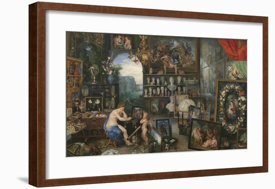 The Five Senses - Sight-Peter Paul Rubens-Framed Premium Giclee Print