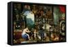 The Five Senses: Sight-Jan Brueghel the Elder-Framed Stretched Canvas