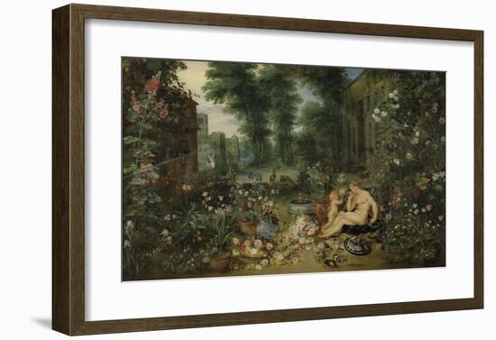 The Five Senses - Smell-Peter Paul Rubens-Framed Premium Giclee Print