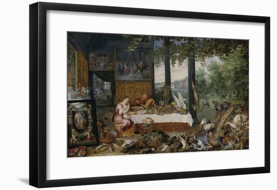 The Five Senses - Taste-Peter Paul Rubens-Framed Premium Giclee Print