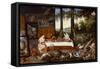 The Five Senses, Taste-Jan the Younger Brueghel-Framed Stretched Canvas