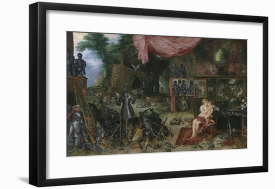 The Five Senses - Touch-Peter Paul Rubens-Framed Premium Giclee Print