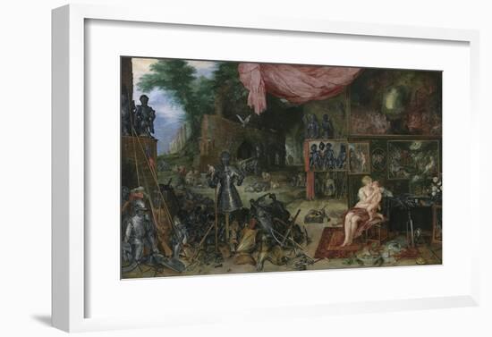 The Five Senses - Touch-Peter Paul Rubens-Framed Premium Giclee Print