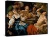 The Five Senses-Jan van Bijlert or Bylert-Stretched Canvas