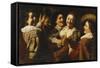 The Five Senses-Jan The Elder Lievens-Framed Stretched Canvas