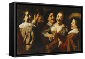 The Five Senses-Jan The Elder Lievens-Framed Stretched Canvas