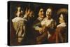 The Five Senses-Jan The Elder Lievens-Stretched Canvas