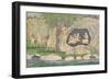 The Five Siddhas Make their Way to the Kailasha Mountains, C.1820-Purkhu-Framed Giclee Print