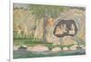 The Five Siddhas Make their Way to the Kailasha Mountains, C.1820-Purkhu-Framed Giclee Print